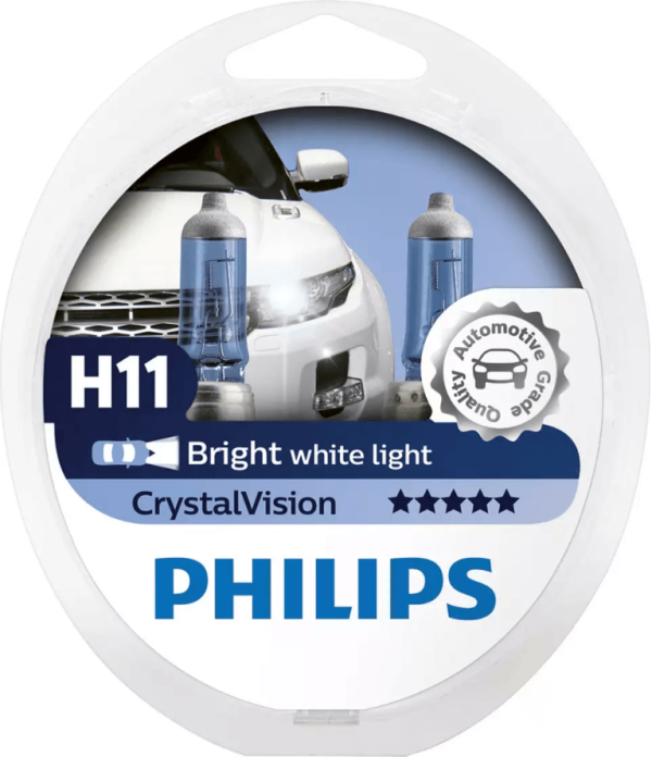 Λάμπα Phillips H11 CrystalVision 12362CVSM Σετ